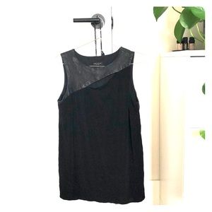 Rag & bone cut out leather top